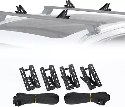 TOOENJOY Universal Metal Kayak Roof Rack Saddles 4 Pack Car Top Kayak Canoes... • $41.37