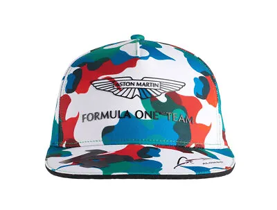 Aston Martin Cognizant F1 2023 Fernando Alonso Mexico GP Camo Driver Hat • $39.95