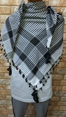 Shemagh Keffiyeh Arab Scarf Palestine Arafat Hatta Brand Cotton Made In India • $30.83