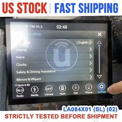 2017-20 8.4  Uconnect 4C UAQ LCD Display Touch Screen Radio Navigation Digitizer • $125.89