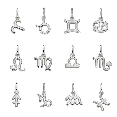 925 Sterling Silver Zodiac Charms • £10.49