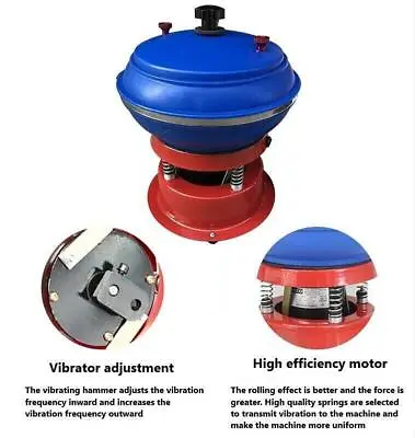 Brand New Mini Vibratory Tumbler Wet Dry Polisher Hot AL 220V • $181.59