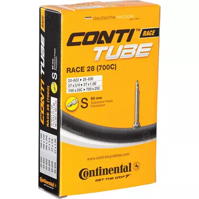 Continental Standard Tube - 700 X 20 - 25mm 60mm Presta Valve • $11.95