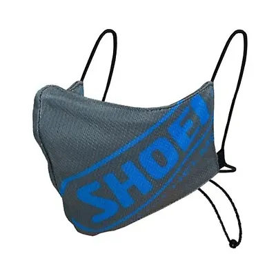 Shoei Face Mask Covering Motorcycle Bike Racing Bulk Pack Blue/Black [10 PCS] • £5