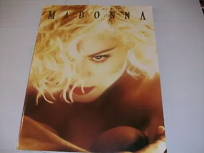 Madonna Blond Ambition Tour Book Pop 1990 16  By 12  EX • £72.31