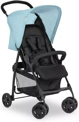   New Hauck Blue Black Sport Lightweight Pushchair Buggy Pram Stroller+Raincover • £62.99