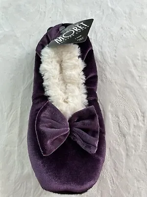 Jacques Moret Women’s Purple Slipper Socks • $12.90