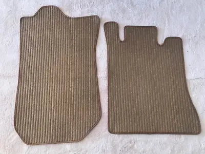 Mercedes R129 Roadster Sl Floor Mats Set 2-teilig Ripp Color Palomino Dattel New • $89.66