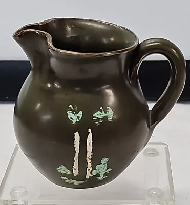 Vintage Georgia Art Pottery Mini Cream Pitcher Hand Made Pottery W J GORDY • $49.99