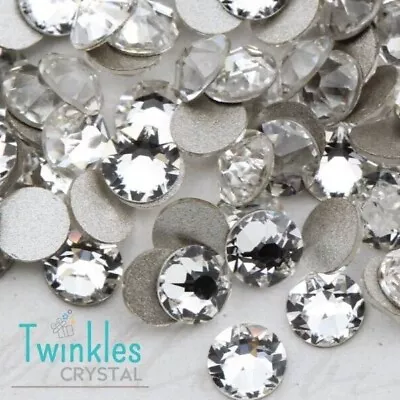 3.5mm - Swarovski FlatBack Crystal Foil Xirius Rose Clear - 2088-SS14-001F • $2.82