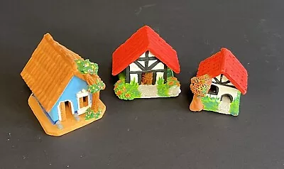 Miniature Folk Art Clay  Pottery Houses Venezuela Marked • $10