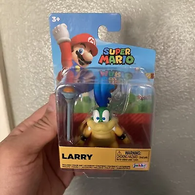 Jakks Pacific Super Mario Bros LARRY KOOPA  Figure World Of Nintendo 2.5  • $12.40