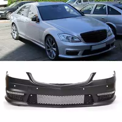 AMG Style Front Bumper W PDC W/DRLs For Mercedes Benz S-Class W221 S550 S600 • $656.50