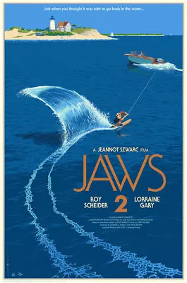 Jaws 2 By Laurent Durieux Ltd Edition X/425 Screen Print Poster Art MINT Mondo • $650