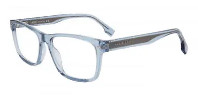 NEW By Hugo Boss: Boss 1354/U PJP Crystal Blue Eyeglasses 55/18/145 With Case • $79.95