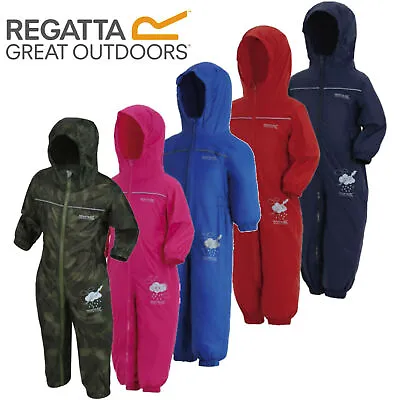 £12.99 • Buy Regatta Puddle Kids Boys Girls School All In One Rain Waterproof Suit RRP £40