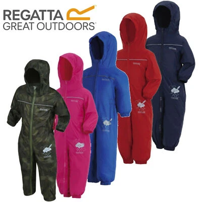 £12.99 • Buy Regatta Puddle Kids Boys Girls School All In One Rain Waterproof Suit RRP £40