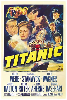 Titanic - Movie Poster - 1953 - US Version • $10.99