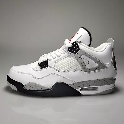 Jordan 4 Retro White Cement (2016) WHITE/FIRE RED-BLACK-TECH GREY840606-192 • $229