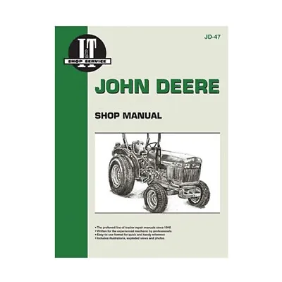 I&T Shop Manual JD Models 850 950 & 1050 Tractors JD47 Farmer Bob's Parts • $39.95