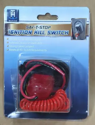 TH MARINE SAF-T-STOP Ignition Kill Switch KS-1-DP For Single Outboards • $18.99