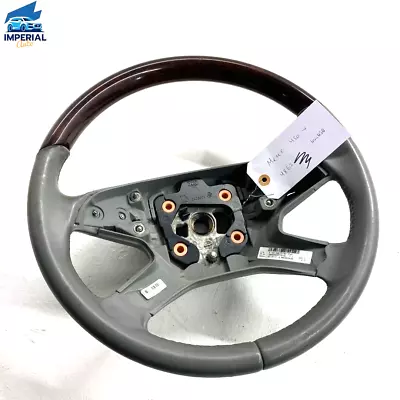 11-2012 Mercedes X164 GL450 Driver Steering Wheel Leather / Wood Walnut Root OEM • $175.99