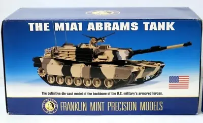 Franklin Mint 1:24 Scale Die-Cast M1A1 Abrams Tank Operation Desert Storm • $296.99