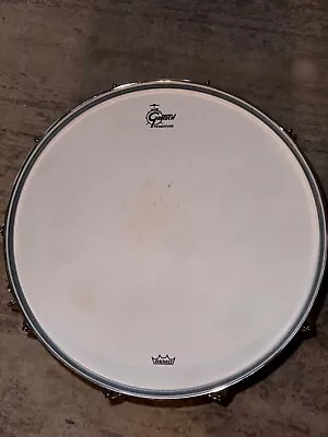 Gretsch USA Custom Snare Drum 14x6.5 10-Lug Satin Antique Maple • $750