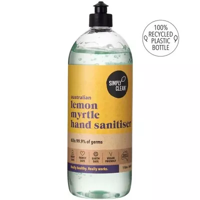 Lemon Myrtle Hand Sanitiser - 1 Litre Refill • $28.95