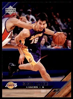 2005-06 Upper Deck Sasha Vujacic Basketball Cards #85 • $1.85