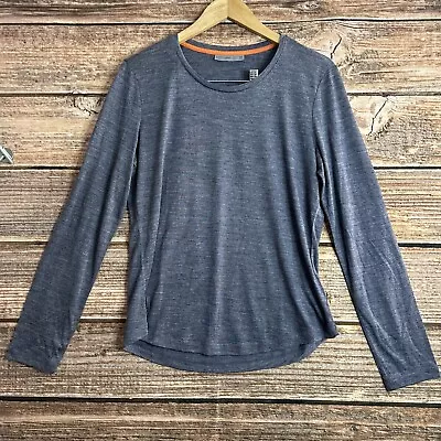 Icebreaker Cool Lite Tee Women M Sphere Merino Wool Base Layer Long Sleeve Crew • $28.99