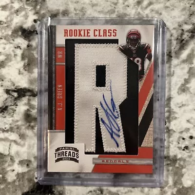 $149.99 • Buy 2011 Panini Threads Sp  A.j.green  Rookie Letter Patch Auto  152/250  Bengals 