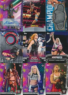 $1.99 • Buy 2018 Topps WWE Women's Division BASE/AUTO/RELIC/INSERTS/RC Pick From List
