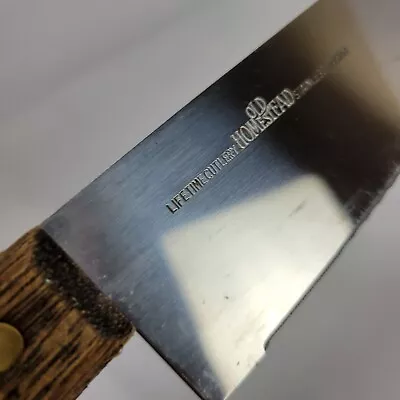 Old Homestead 8” Chef Knife Lifetime Cutlery Stainless Taiwan Vintage • $25