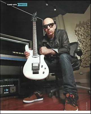 Joe Satriani 2012 Ibanez JS Series Guitar 8 X 11 Pin-up Photo #2c • $4