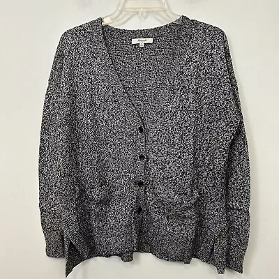 Madewell Cardigan Womens Button Front Pockets Marled V-Neck Size S • $14.95