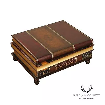 Maitland Smith Regency Style Faux Book Coffee Table • $1695