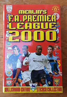 Merlin Premier League 2000 Sticker Album 100% Complete In Hardback Binder • £49.99