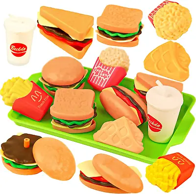 £9.91 • Buy SULOLI Pretend Food Toys,Mini Play Food Sets For Children Kitchen Kids Role Play
