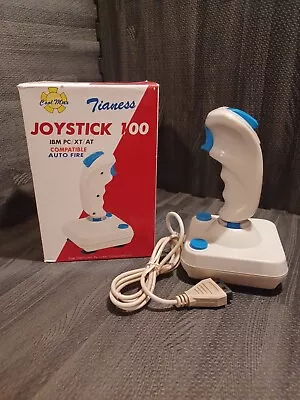 Vintage Joystick 100  IBM PC / XT / AT Compatible Auto Fire Tianess Coolmax • £14.25