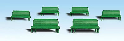 Woodland Scenics 2181 N Scale Scenic Accents(R) Details -- Park Benches Pkg(6) • $13.99