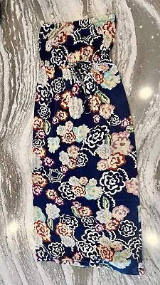 CAbi Floral Knit Maxi Dress Women's Size Small Adorable!! • $17