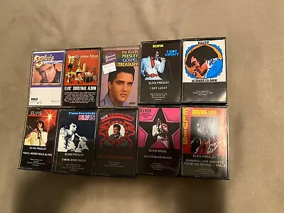 Elvis Presley Cassette Tapes Lot • $25