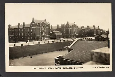 Postcard Chatham Royal Naval Barracks Terrace Kent Military RP Gale And Polden • £6.99