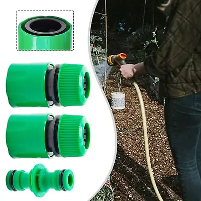 Durable Hose Connector Green Joiner Lawn Pipes Replacement Water 1/2inch • $15.73