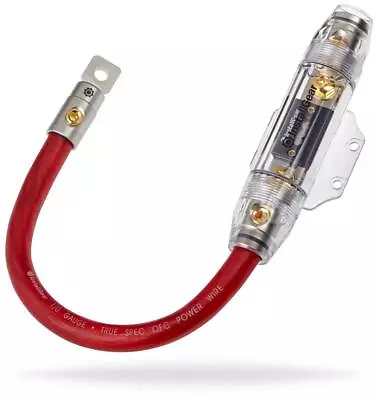 Installgear 10 Gauge Awg 1Ft Power Wire With 150A Anl Fuse Holder - 999% Oxygen- • $102.36