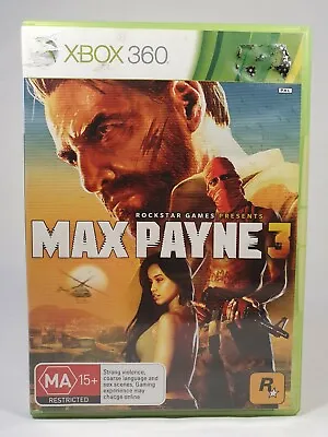 Max Payne 3 XBOX 360 2 Disc Edition Complete With Manual / Mint Discs • $14.95