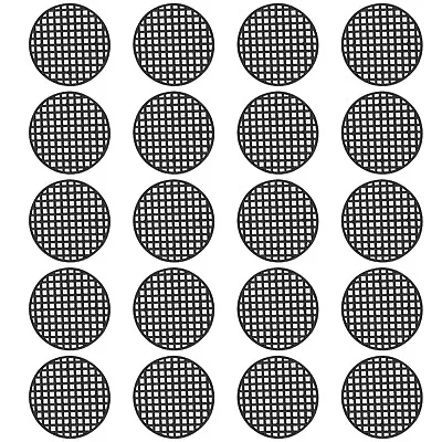 20pcs Circle Flower Pot Hole Mesh Mat Pad Plant Potting Plastic Drainage Grilles • £7.79