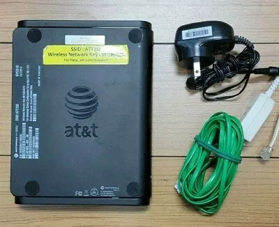 Motorola NVG510 Modem For AT&T U-Verse DSL With AC Adaptor • $29.99