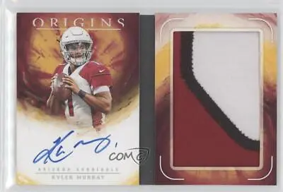 2019 Panini Origins Booklet Autos Gold /10 Kyler Murray RPA Rookie Patch Auto RC • $395.50